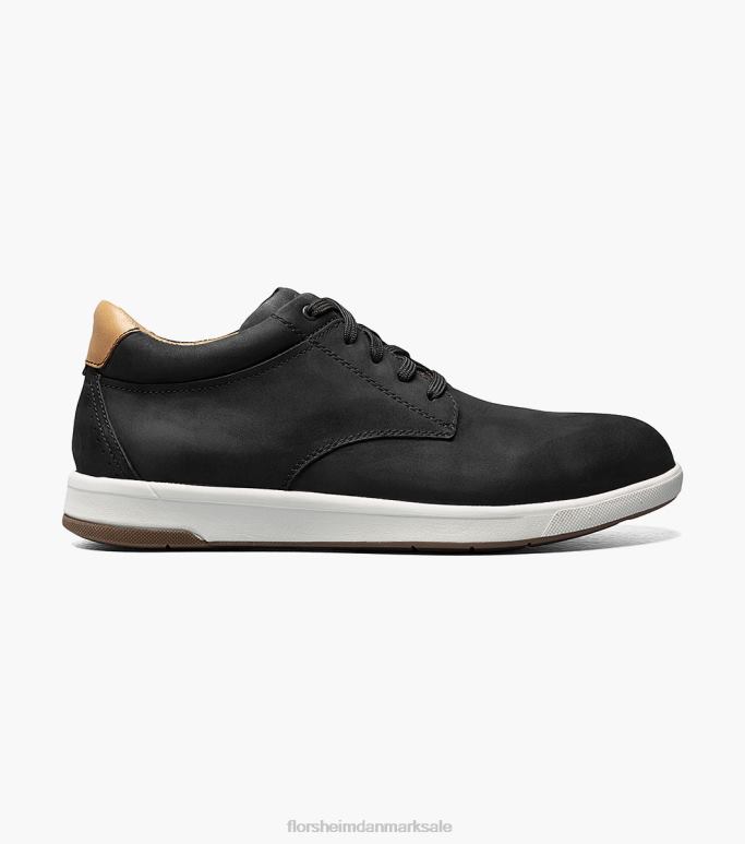 Florsheim Mænd crossover arbejde stål tå almindelig tå oxford NF0RV403 fodtøj sort