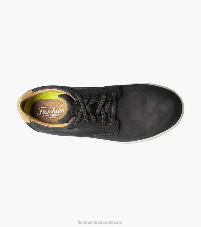 Florsheim Mænd crossover arbejde stål tå almindelig tå oxford NF0RV403 fodtøj sort