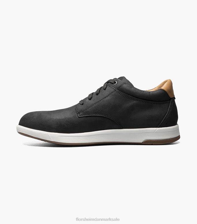 Florsheim Mænd crossover arbejde stål tå almindelig tå oxford NF0RV403 fodtøj sort