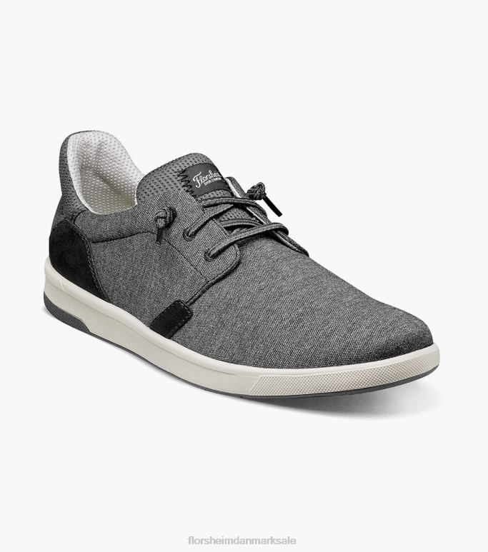 Florsheim Mænd crossover kanvas almindelig tå slip på NF0RV14 fodtøj sort