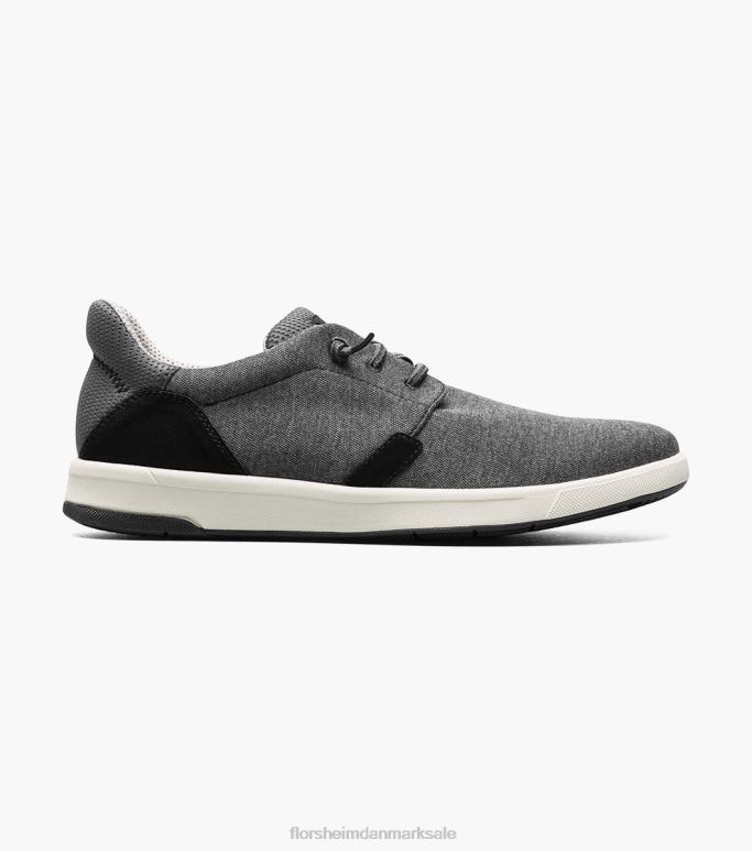 Florsheim Mænd crossover kanvas almindelig tå slip på NF0RV14 fodtøj sort
