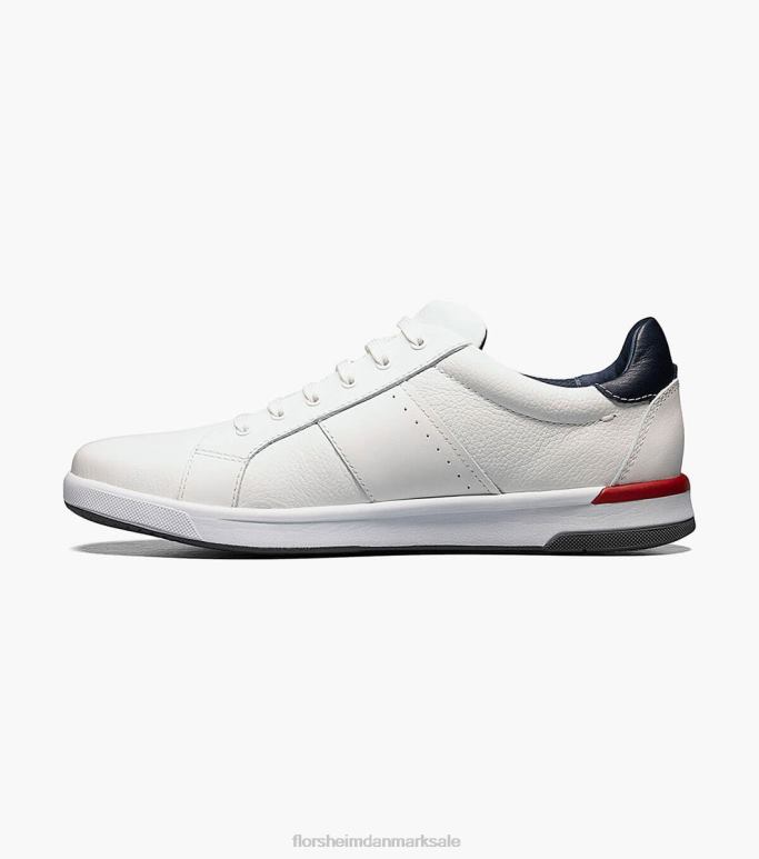 Florsheim Mænd crossover sneaker med blonde til tå NF0RV333 fodtøj hvid