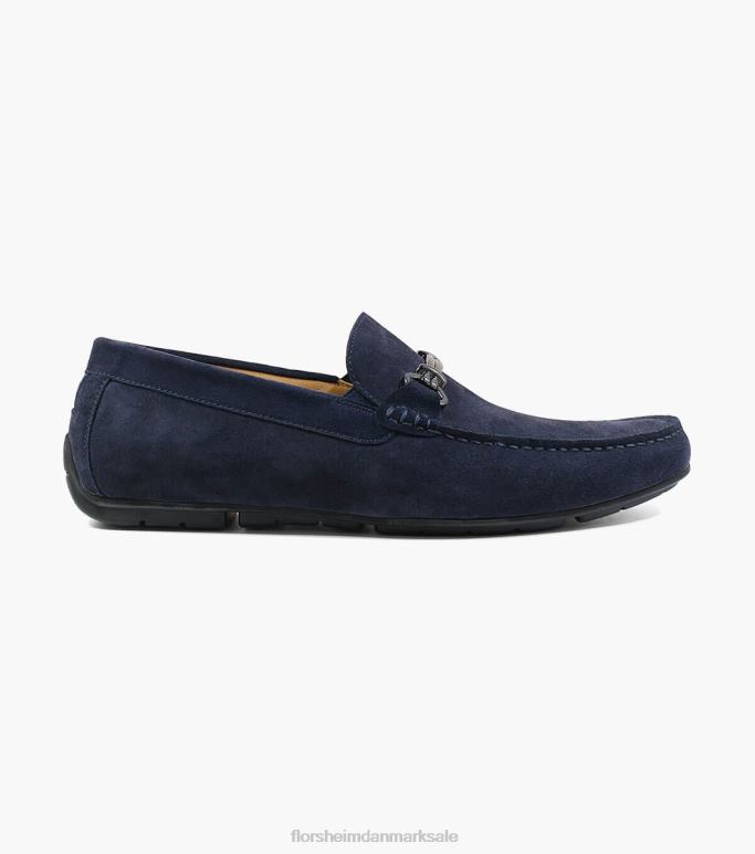 Florsheim Mænd dubino moc toe bit loafer NF0RV271 fodtøj marineblå ruskind