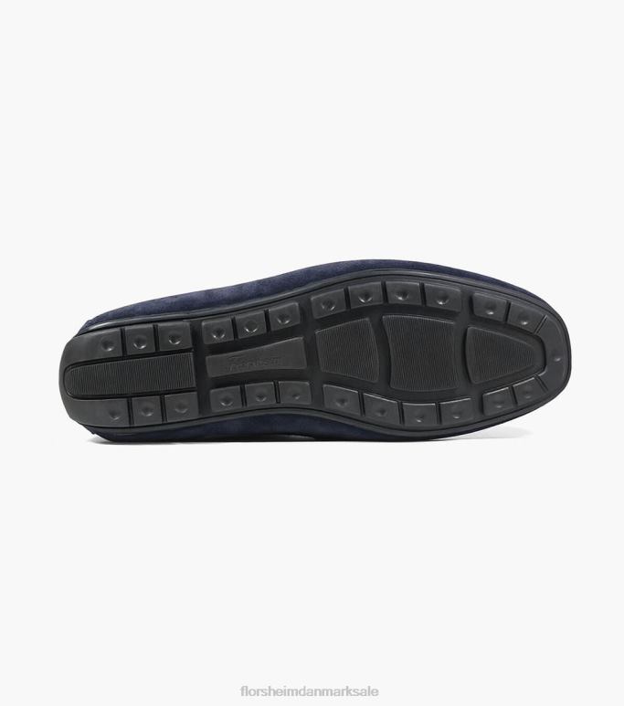 Florsheim Mænd dubino moc toe bit loafer NF0RV271 fodtøj marineblå ruskind