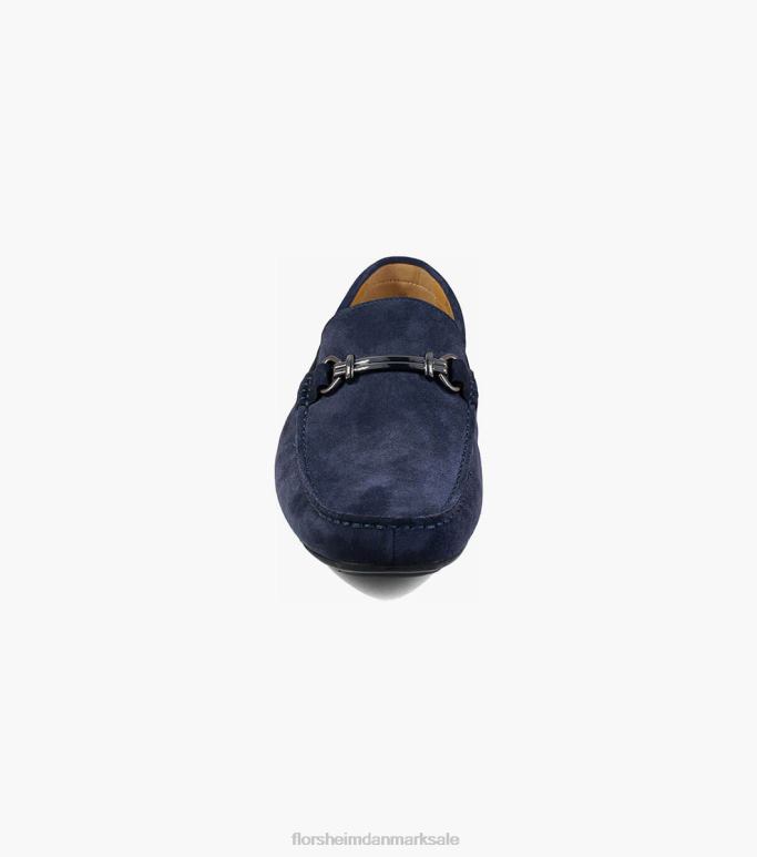 Florsheim Mænd dubino moc toe bit loafer NF0RV271 fodtøj marineblå ruskind