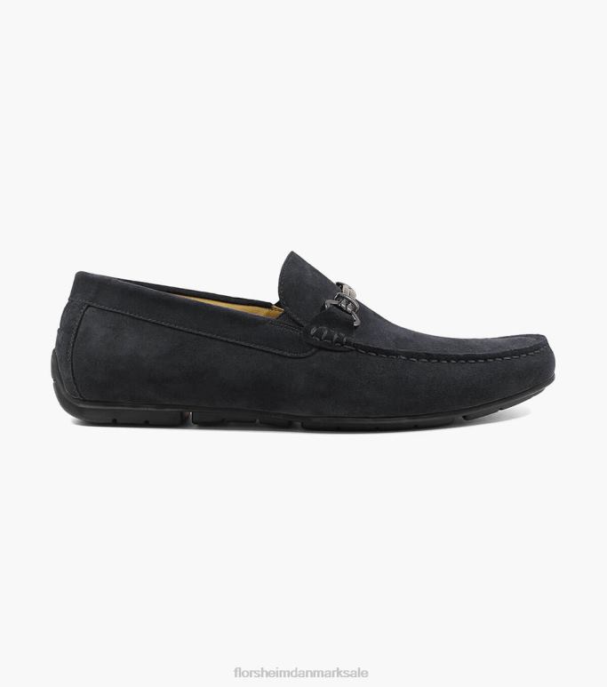 Florsheim Mænd dubino moc toe bit loafer NF0RV272 fodtøj sort ruskind