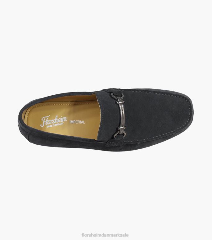 Florsheim Mænd dubino moc toe bit loafer NF0RV272 fodtøj sort ruskind