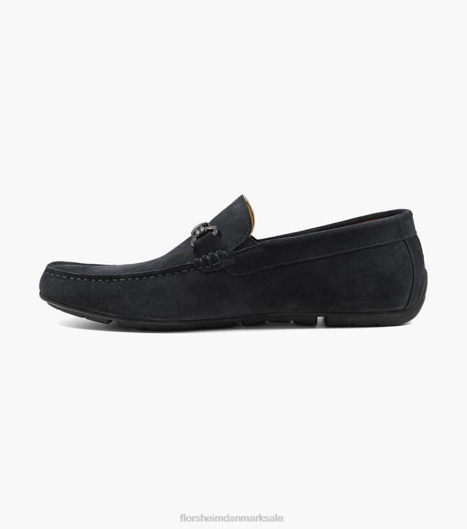 Florsheim Mænd dubino moc toe bit loafer NF0RV272 fodtøj sort ruskind
