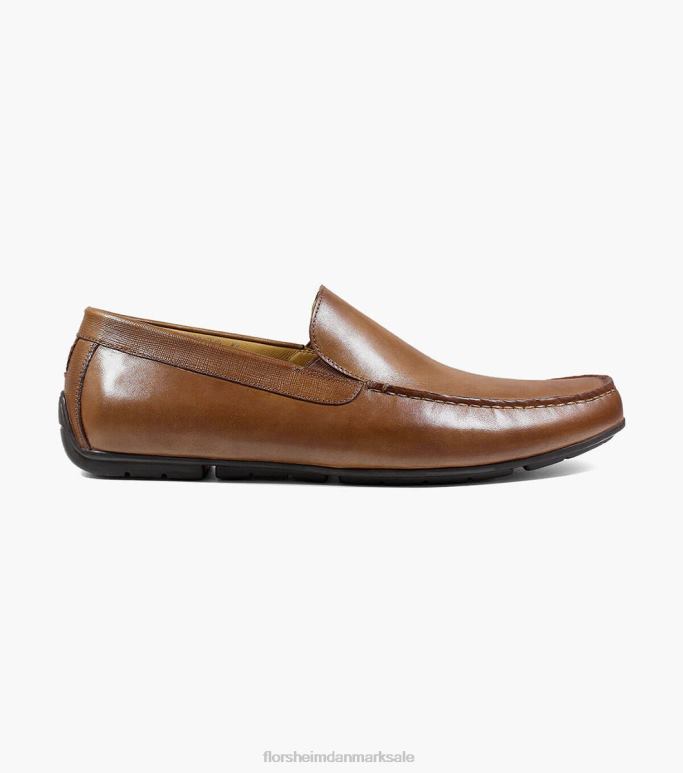 Florsheim Mænd dubino moc toe venetiansk slip på NF0RV279 fodtøj cognac