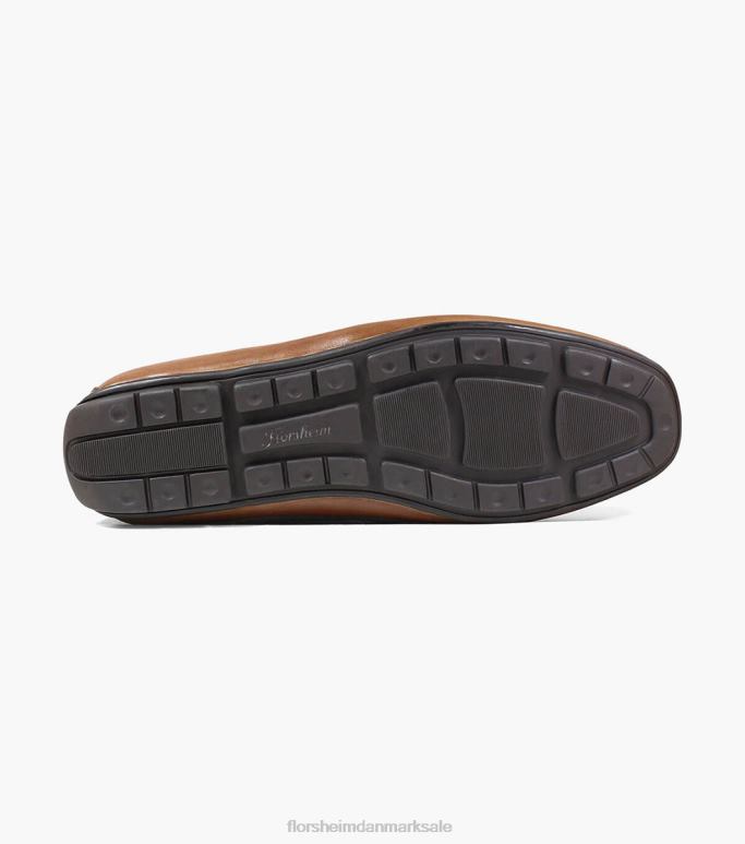 Florsheim Mænd dubino moc toe venetiansk slip på NF0RV279 fodtøj cognac