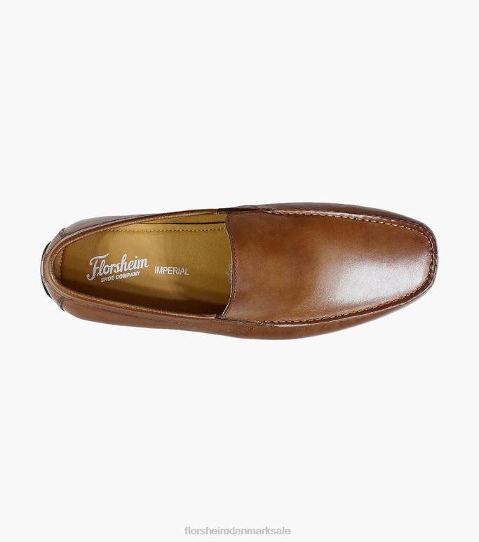 Florsheim Mænd dubino moc toe venetiansk slip på NF0RV279 fodtøj cognac