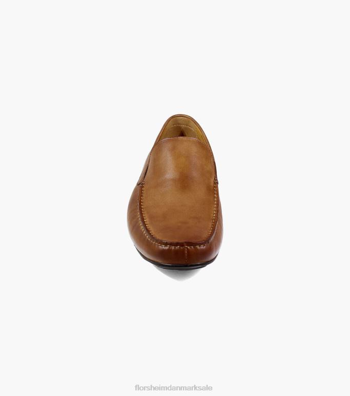 Florsheim Mænd dubino moc toe venetiansk slip på NF0RV279 fodtøj cognac