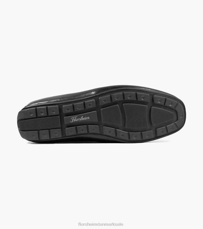 Florsheim Mænd dubino moc toe venetiansk slip på NF0RV281 fodtøj sort