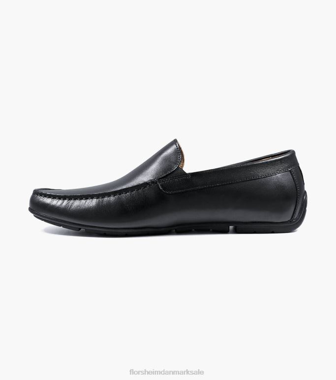 Florsheim Mænd dubino moc toe venetiansk slip på NF0RV281 fodtøj sort
