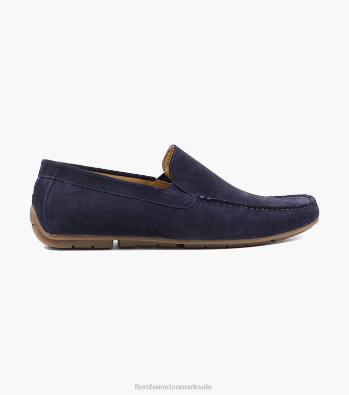 Florsheim Mænd dubino moc toe venetiansk slip på NF0RV282 fodtøj marineblå ruskind
