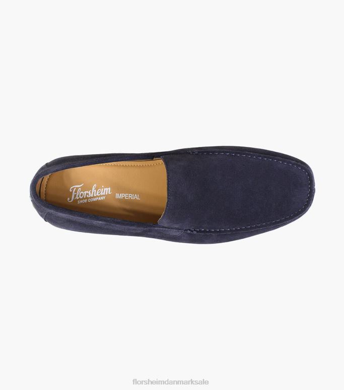 Florsheim Mænd dubino moc toe venetiansk slip på NF0RV282 fodtøj marineblå ruskind
