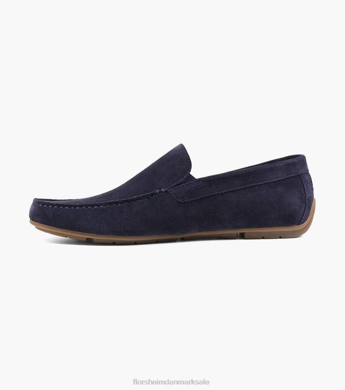 Florsheim Mænd dubino moc toe venetiansk slip på NF0RV282 fodtøj marineblå ruskind