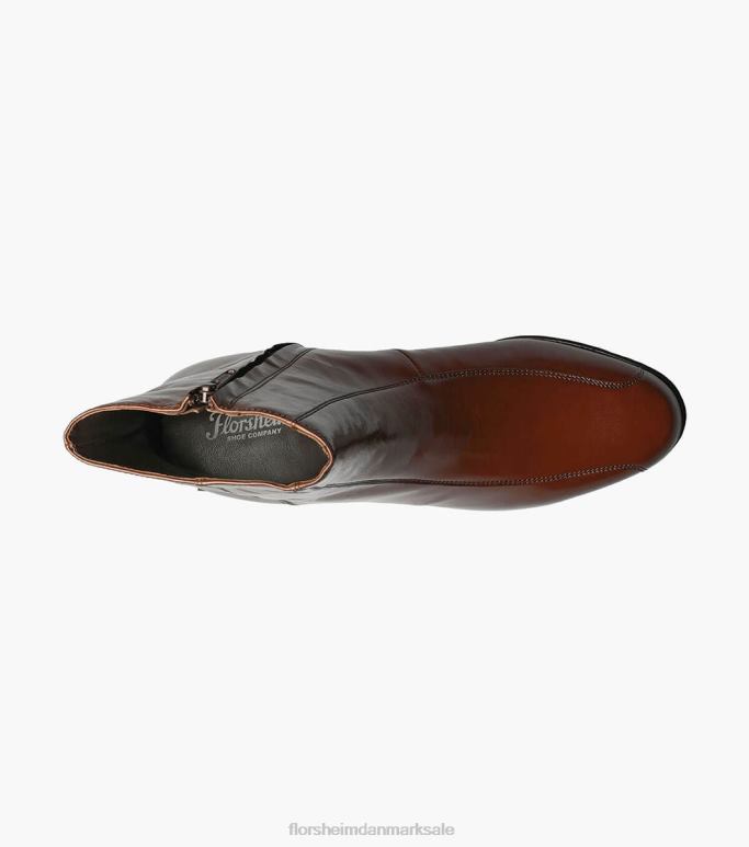 Florsheim Mænd duke bike toe lynlåsstøvle NF0RV247 fodtøj cognac