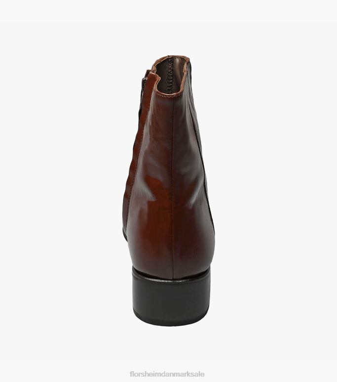 Florsheim Mænd duke bike toe lynlåsstøvle NF0RV247 fodtøj cognac
