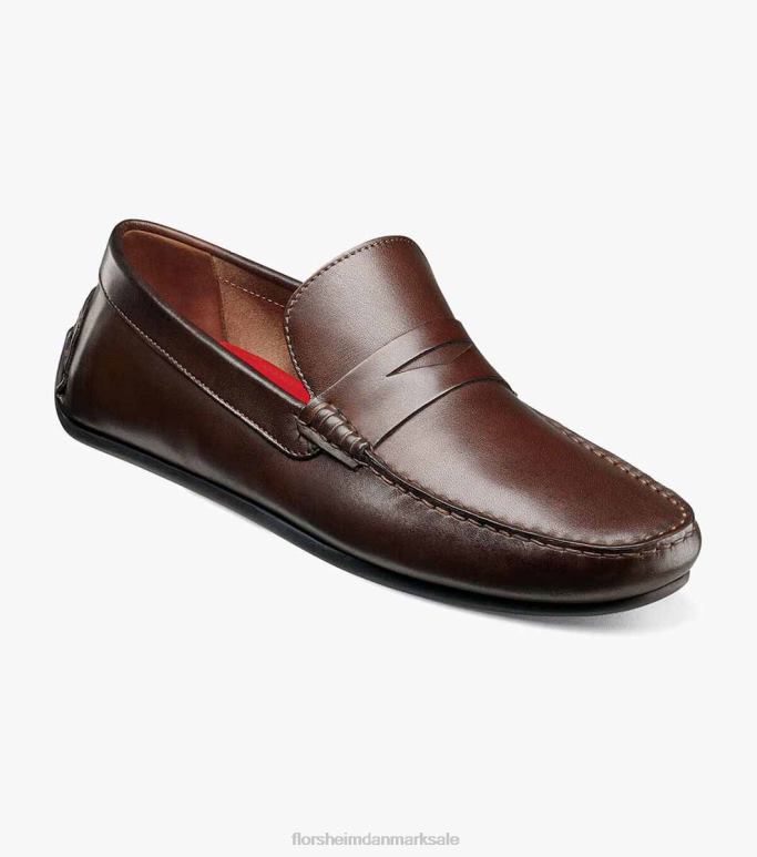 Florsheim Mænd egan moc toe penny loafer NF0RV285 fodtøj Brun