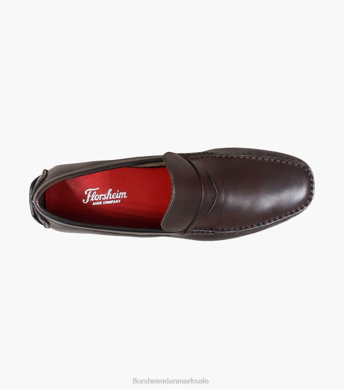 Florsheim Mænd egan moc toe penny loafer NF0RV285 fodtøj Brun