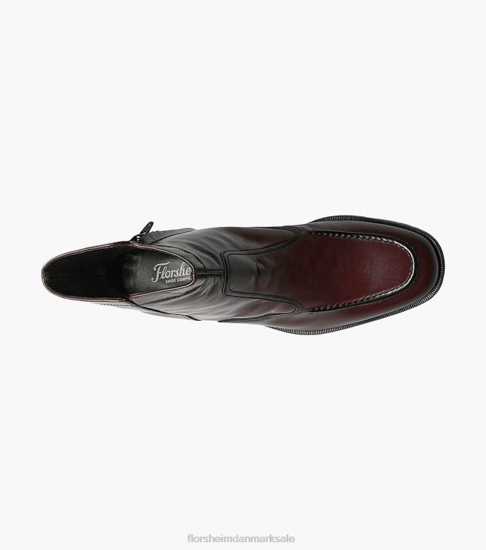 Florsheim Mænd essex moc toe lynlåsstøvle NF0RV260 fodtøj sort kirsebær