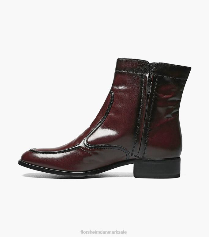 Florsheim Mænd essex moc toe lynlåsstøvle NF0RV260 fodtøj sort kirsebær