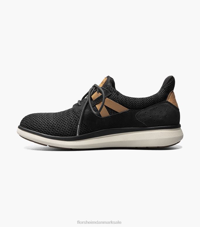 Florsheim Mænd eventyrstål tå almindelig tå sneaker NF0RV407 fodtøj sort