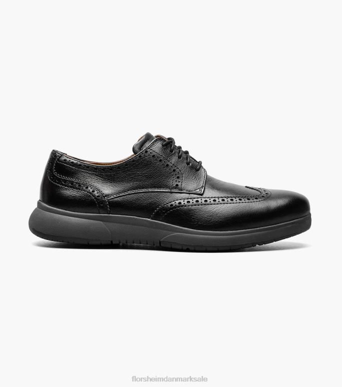 Florsheim Mænd flair work stål tå vingespids oxford NF0RV405 fodtøj sort