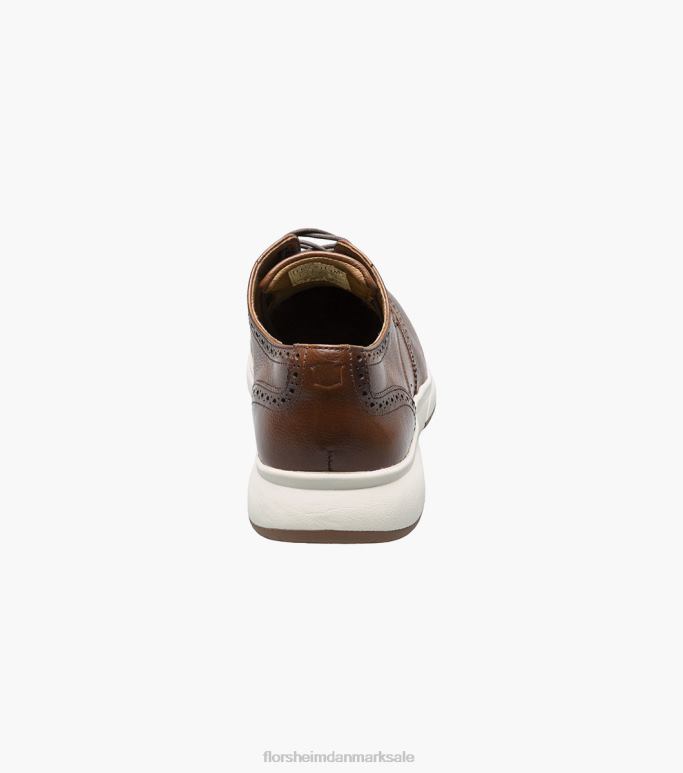 Florsheim Mænd flair work stål tå vingespids oxford NF0RV406 fodtøj cognac