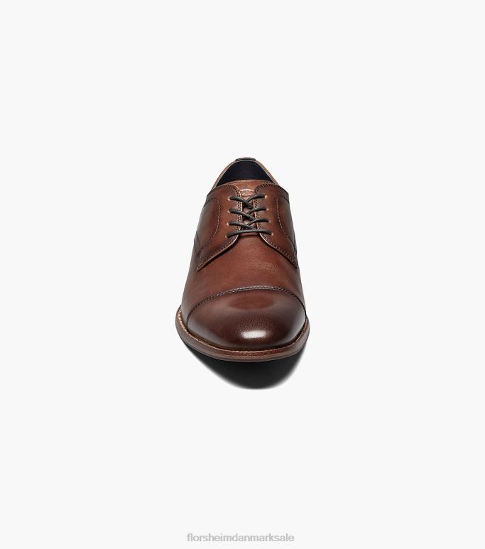 Florsheim Mænd flex cap toe oxford NF0RV253 fodtøj cognac
