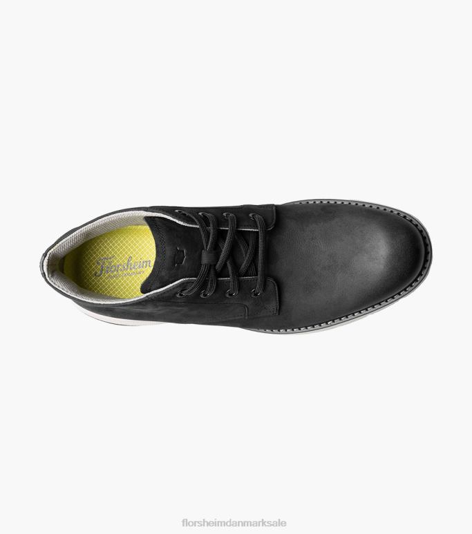 Florsheim Mænd frenzi almindelig tå chukka støvle NF0RV32 fodtøj sort nubuck