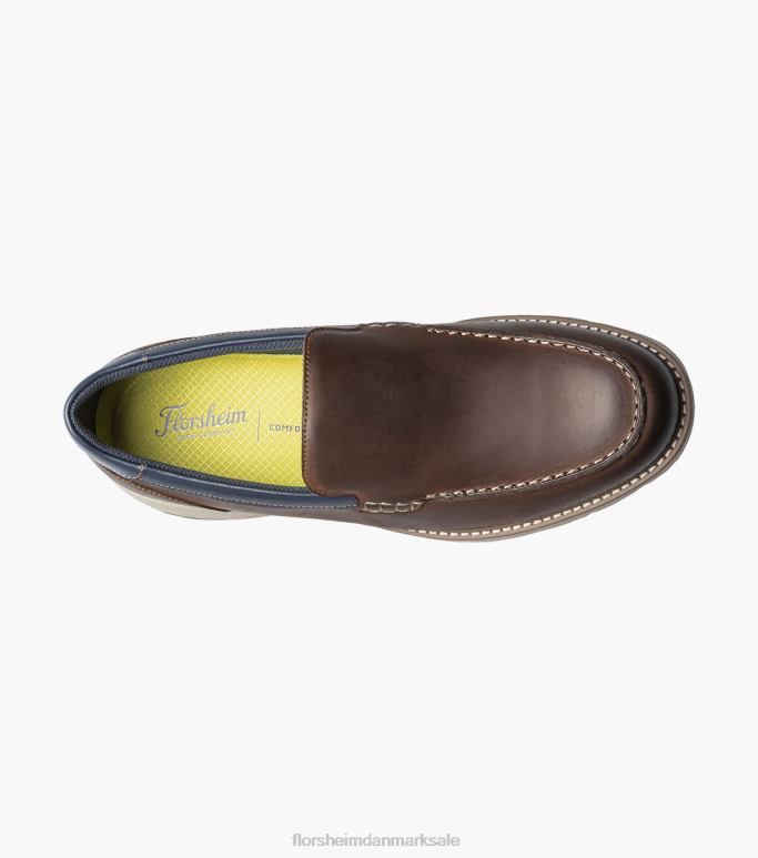 Florsheim Mænd frenzi moc toe venetiansk loafer NF0RV46 fodtøj brun lm