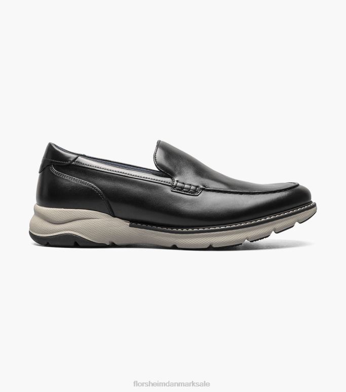 Florsheim Mænd frenzi moc toe venetiansk loafer NF0RV47 fodtøj sort