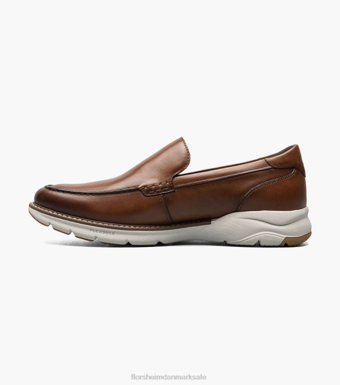 Florsheim Mænd frenzi moc toe venetiansk loafer NF0RV48 fodtøj cognac