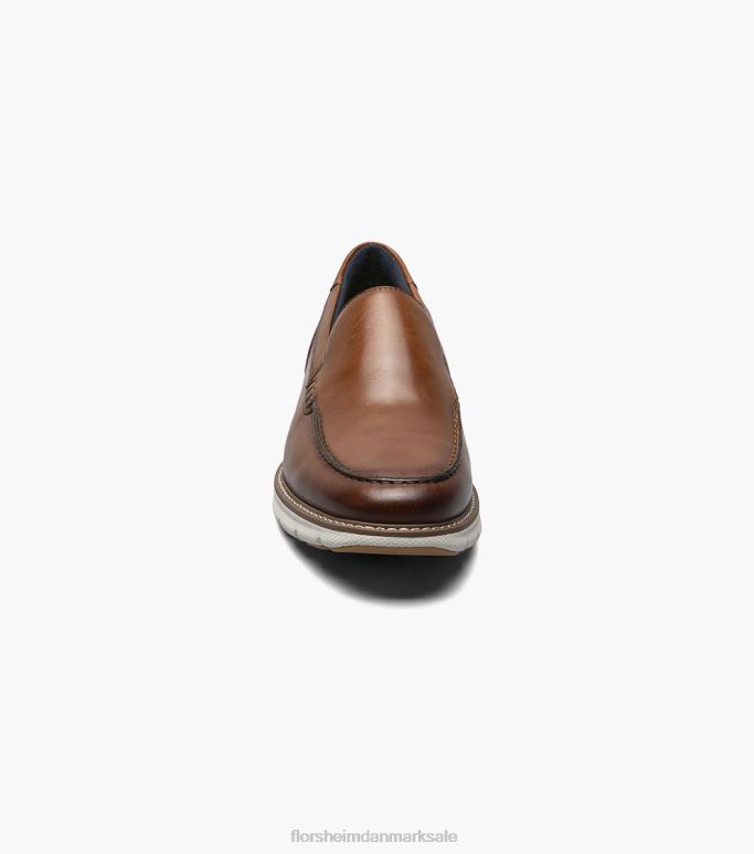 Florsheim Mænd frenzi moc toe venetiansk loafer NF0RV48 fodtøj cognac
