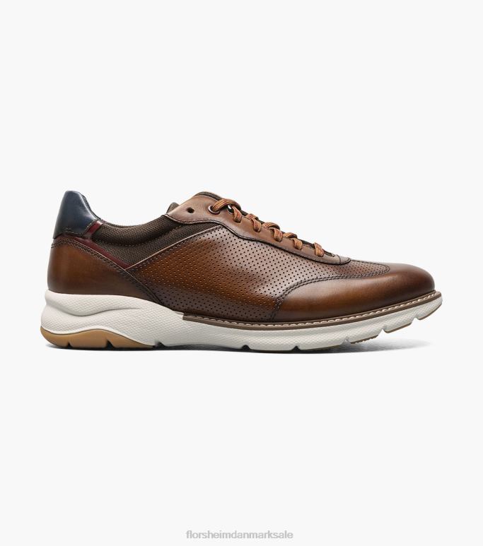 Florsheim Mænd frenzi t-toe oxford NF0RV37 fodtøj cognac
