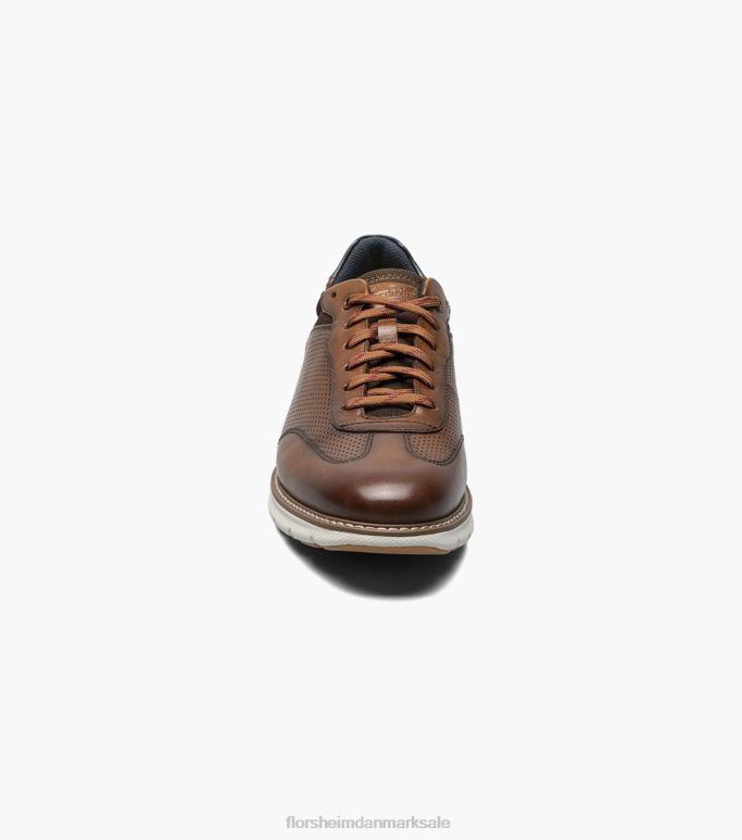 Florsheim Mænd frenzi t-toe oxford NF0RV37 fodtøj cognac