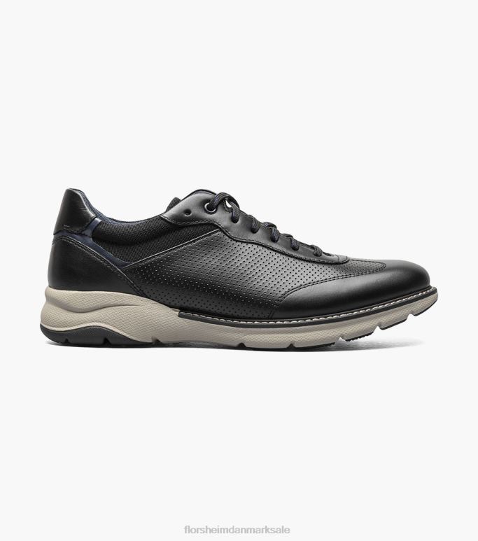 Florsheim Mænd frenzi t-toe oxford NF0RV38 fodtøj sort