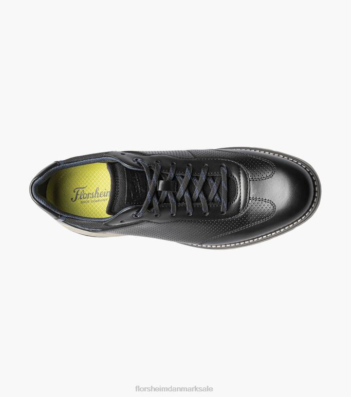 Florsheim Mænd frenzi t-toe oxford NF0RV38 fodtøj sort