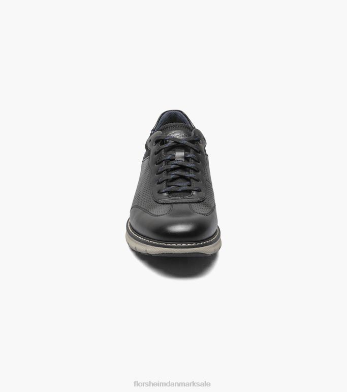 Florsheim Mænd frenzi t-toe oxford NF0RV38 fodtøj sort