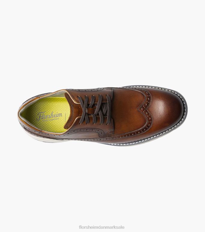 Florsheim Mænd frenzi vingespids oxford NF0RV39 fodtøj cognac multi