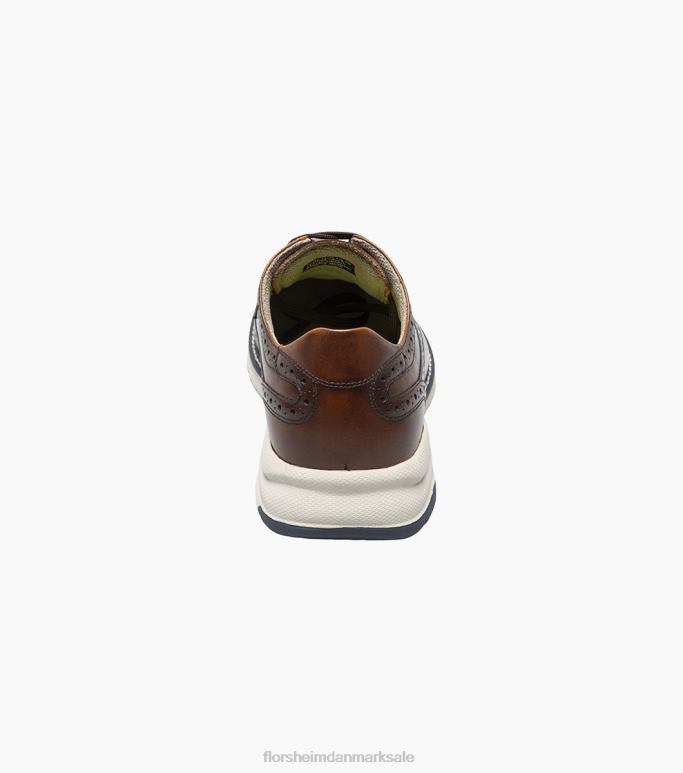 Florsheim Mænd frenzi vingespids oxford NF0RV39 fodtøj cognac multi