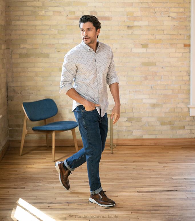 Florsheim Mænd frenzi vingespids oxford NF0RV39 fodtøj cognac multi