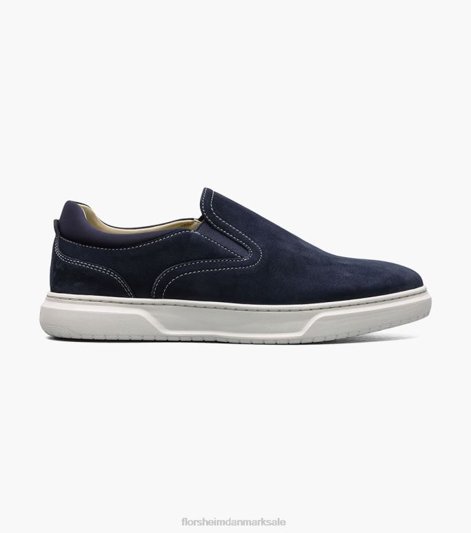 Florsheim Mænd førsteklasses almindelig tå slip-on sneaker NF0RV299 fodtøj flåde