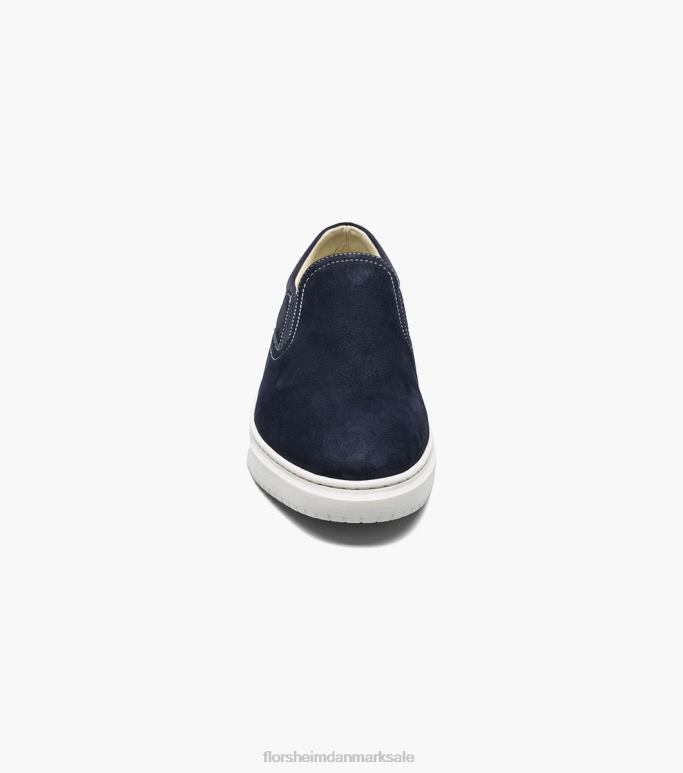 Florsheim Mænd førsteklasses almindelig tå slip-on sneaker NF0RV299 fodtøj flåde