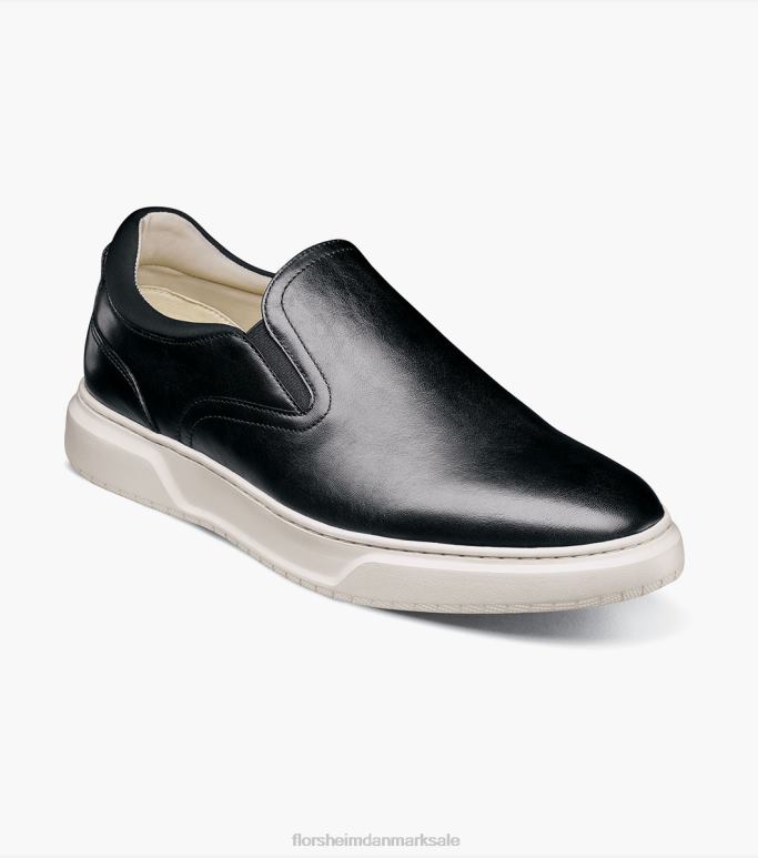 Florsheim Mænd førsteklasses almindelig tå slip-on sneaker NF0RV301 fodtøj sort