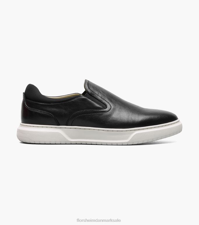 Florsheim Mænd førsteklasses almindelig tå slip-on sneaker NF0RV301 fodtøj sort