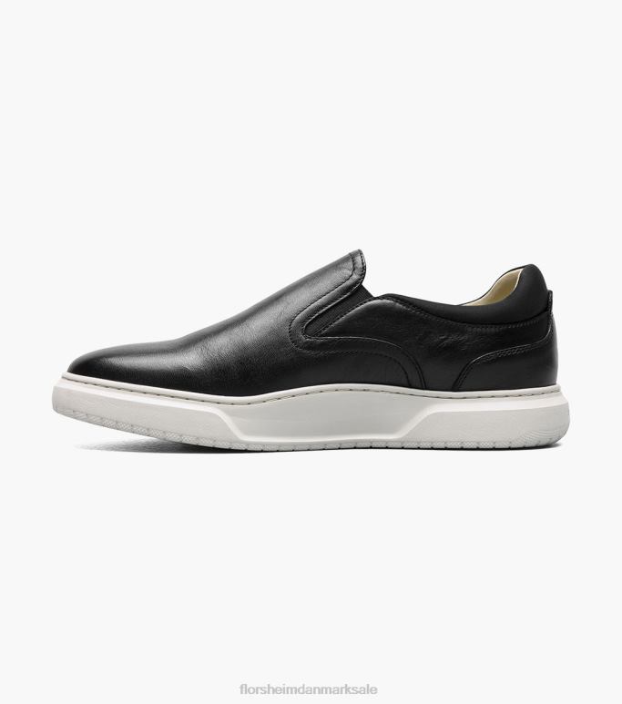 Florsheim Mænd førsteklasses almindelig tå slip-on sneaker NF0RV301 fodtøj sort