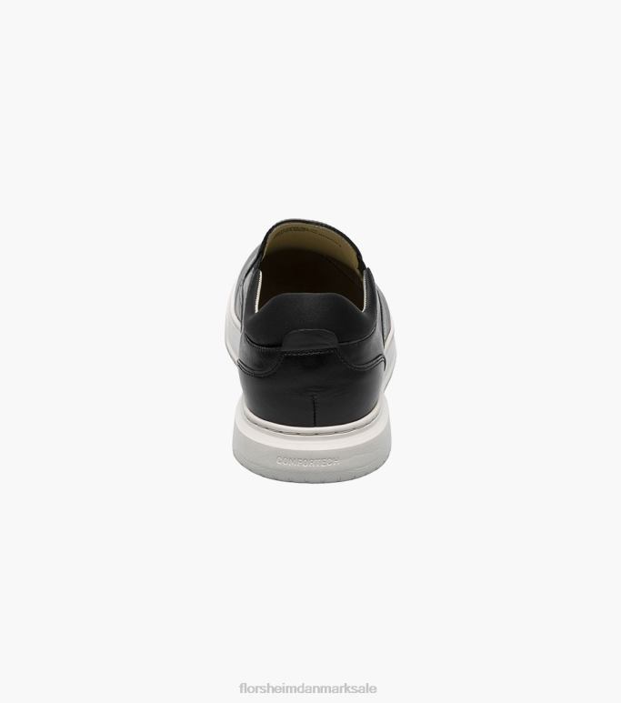Florsheim Mænd førsteklasses almindelig tå slip-on sneaker NF0RV301 fodtøj sort